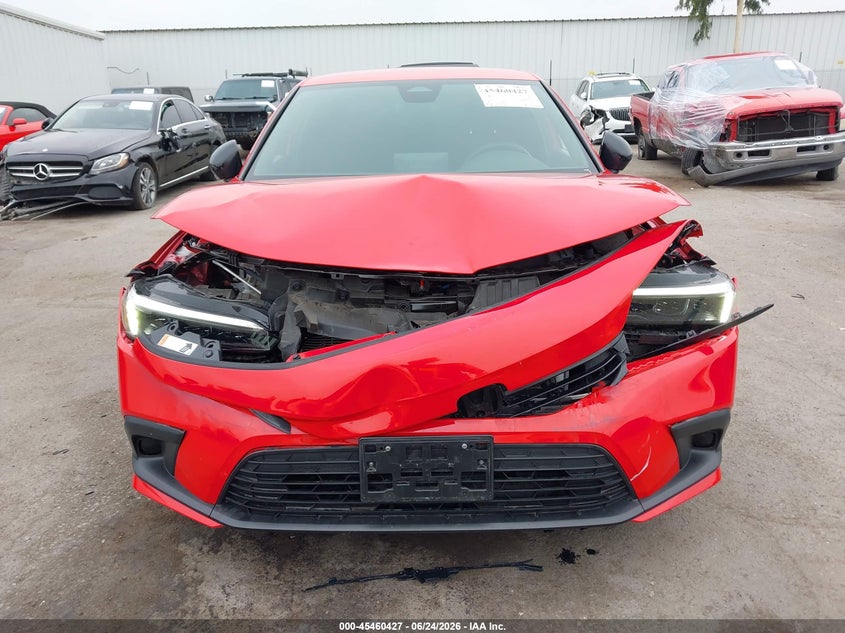 2022 Honda Civic VIN 2HGFE2F57NH609066 IAAI salvage auction — FRONT & REAR, Salvage Title, sold $4,750 on 2026-07-28 (photo 6)