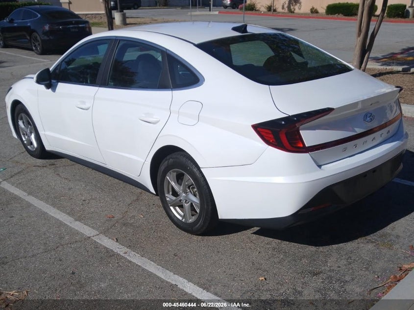 2022 Hyundai Sonata VIN 5NPEG4JAXNH143015 IAAI salvage auction — NORMAL WEAR, Salvage (California), sold $3,975 on 2026-07-09 (photo 3)