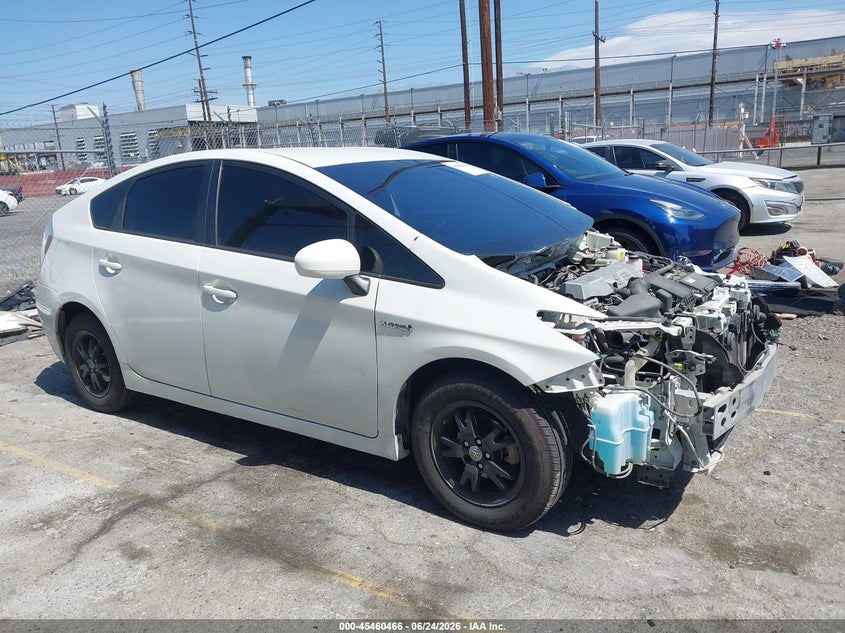 2014 Toyota Prius VIN JTDKN3DU8E0376574 IAAI salvage auction — FRONT END, Salvage (California), sold $1,250 on 2026-07-16 (photo 1)