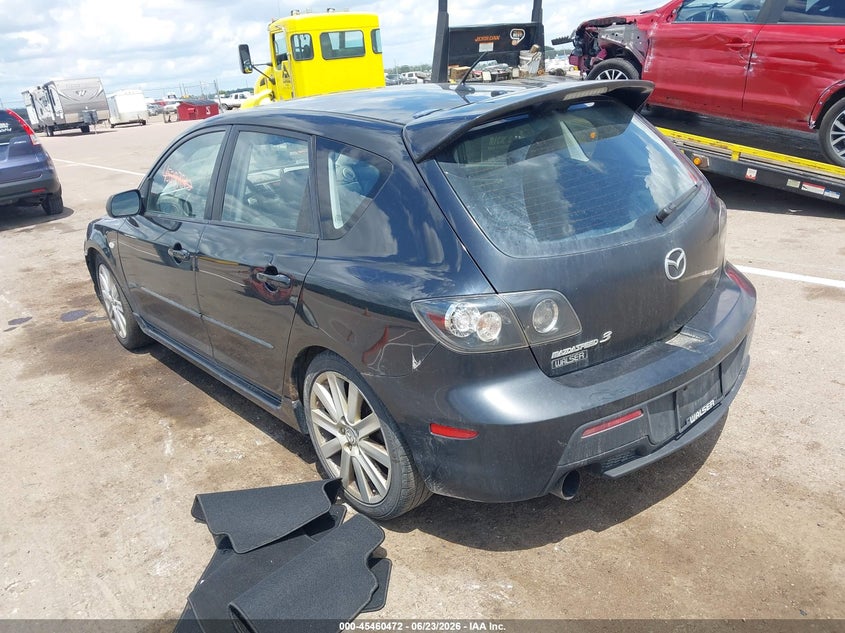 2008 Mazda 3 VIN JM1BK34L681874321 IAAI salvage auction — ENGINE BURN, Regular (South Dakota), sold $875 on 2026-07-28 (photo 3)