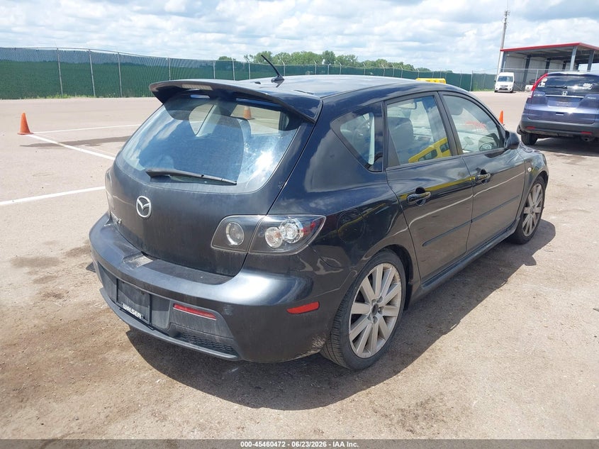 2008 Mazda 3 VIN JM1BK34L681874321 IAAI salvage auction — ENGINE BURN, Regular (South Dakota), sold $875 on 2026-07-28 (photo 4)