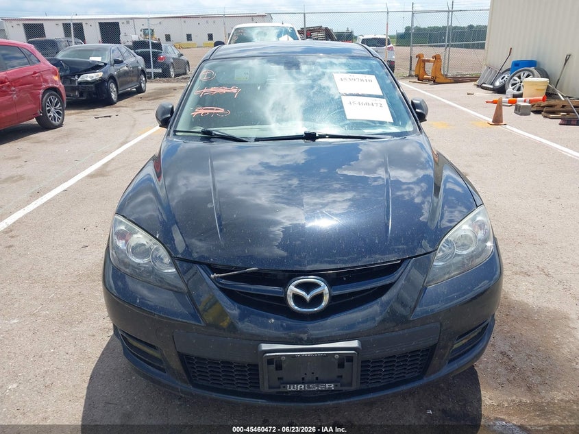 2008 Mazda 3 VIN JM1BK34L681874321 IAAI salvage auction — ENGINE BURN, Regular (South Dakota), sold $875 on 2026-07-28 (photo 6)