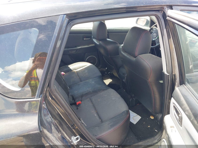 2008 Mazda 3 VIN JM1BK34L681874321 IAAI salvage auction — ENGINE BURN, Regular (South Dakota), sold $875 on 2026-07-28 (photo 8)