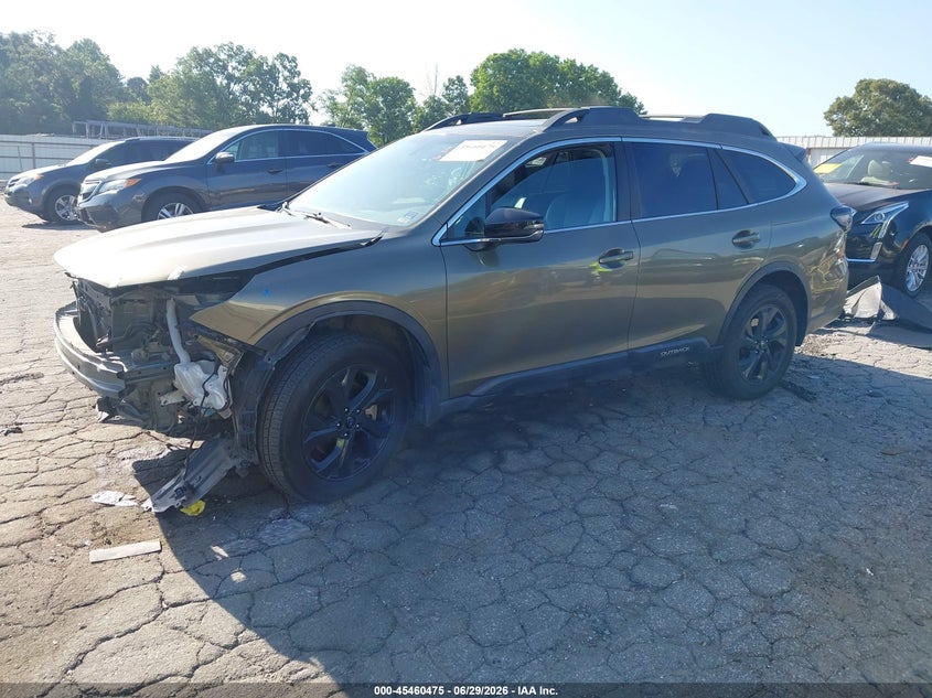 2021 Subaru Outback VIN 4S4BTGLD0M3221248 IAAI salvage auction — FRONT END, Salvage (Georgia), sold $6,100 on 2026-07-22 (photo 2)
