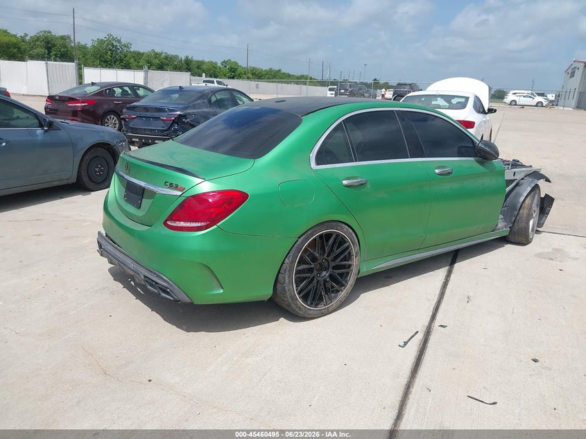 2016 Mercedes-benz VIN 55SWF8GB4GU128251 IAAI salvage auction — FRONT & REAR, Original (Texas), sold $4,500 on 2026-07-10 (photo 4)