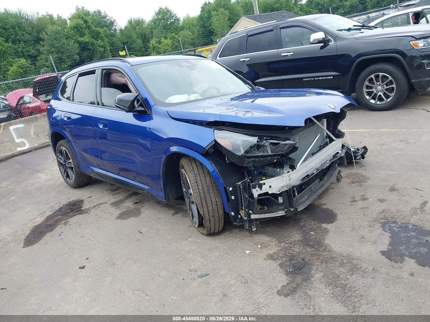 2026 BMW X1 VIN WBX13EF0XT5550753 IAAI salvage auction — ALL OVER, Wait Title, sold $7,125 on 2026-08-20 (photo 1)