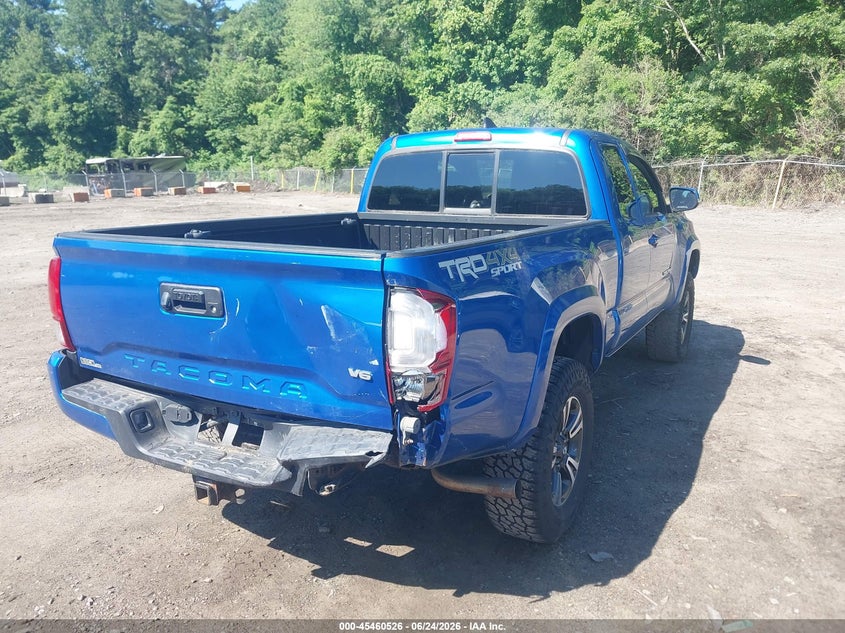 2016 Toyota Tacoma VIN 5TFSZ5ANXGX040755 IAAI salvage auction — RIGHT REAR, Clear (Massachusetts), sold $13,600 on 2026-07-07 (photo 4)