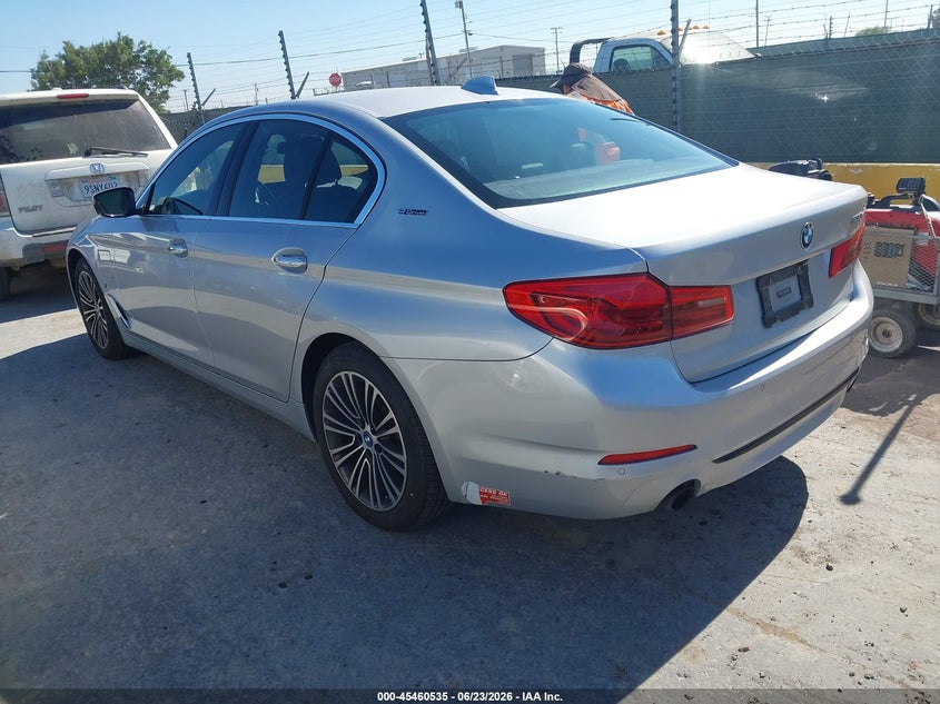 2018 BMW 5er VIN WBAJA9C55JB033074 IAAI salvage auction — NORMAL WEAR, Clear - Dealer Only (California), sold $5,150 on 2026-07-30 (photo 3)