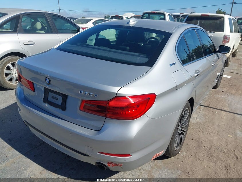 2018 BMW 5er VIN WBAJA9C55JB033074 IAAI salvage auction — NORMAL WEAR, Clear - Dealer Only (California), sold $5,150 on 2026-07-23 (photo 4)