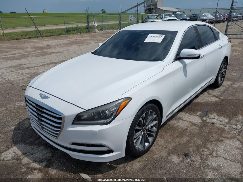 2016 Hyundai Genesis VIN KMHGN4JE7GU115615 IAAI salvage auction — NORMAL WEAR, Clear (Illinois), sold $1,250 on 2026-07-29 (photo 2)