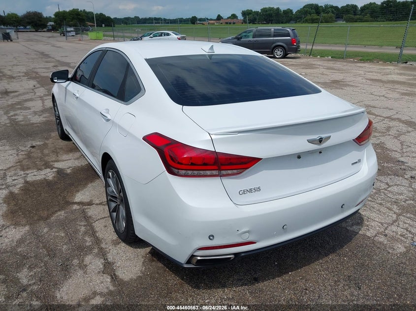 2016 Hyundai Genesis VIN KMHGN4JE7GU115615 IAAI salvage auction — NORMAL WEAR, Clear (Illinois), sold $1,250 on 2026-07-29 (photo 3)