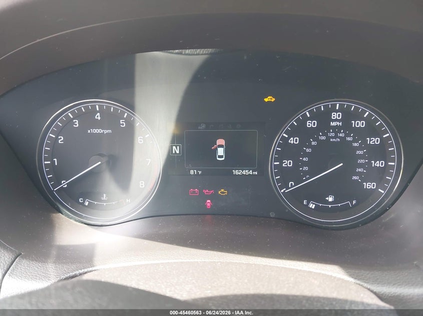 2016 Hyundai Genesis VIN KMHGN4JE7GU115615 IAAI salvage auction — NORMAL WEAR, Clear (Illinois), sold $1,250 on 2026-07-29 (photo 7)