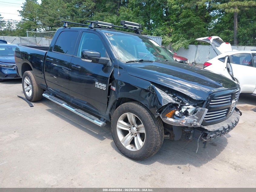 2014 Ram 1500 VIN 1C6RR7UT6ES369863 IAAI salvage auction — LEFT & RIGHT, Salvage Title, sold $850 on 2026-07-18 (photo 1)