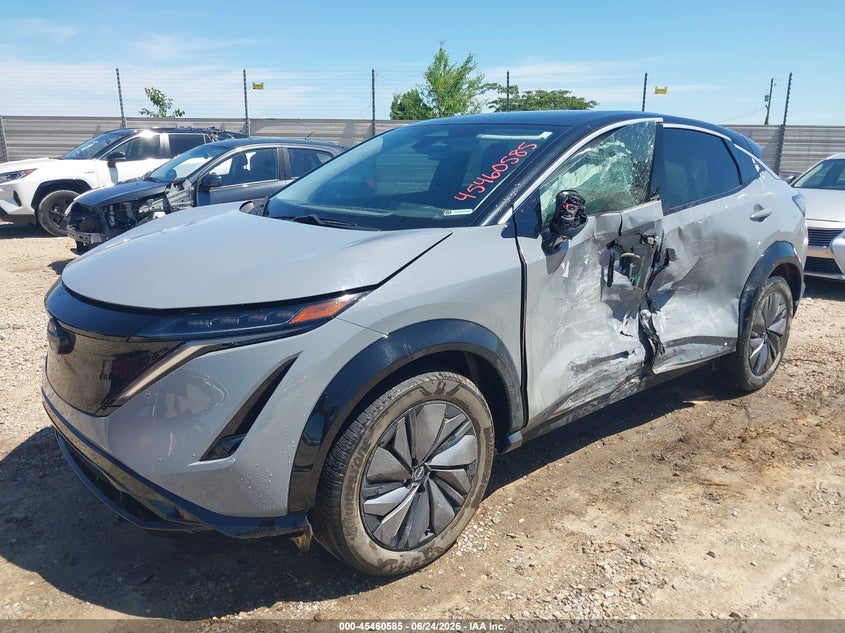 2023 Nissan Ariya VIN JN1AF0BA4PM401615 IAAI salvage auction — SIDE, Salvage (Alabama), sold $8,700 on 2026-07-17 (photo 2)