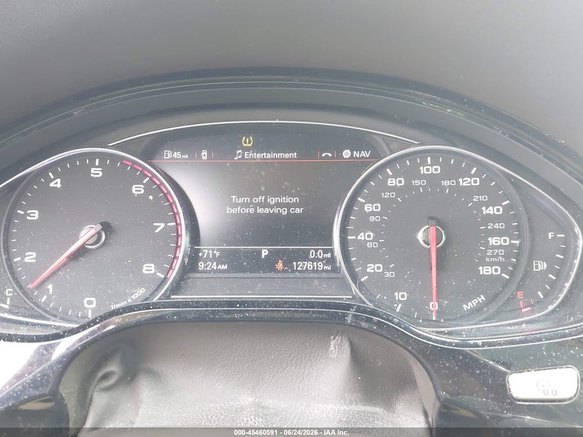 2013 Audi A8 VIN WAUR2AFD6DN019207 IAAI salvage auction — RIGHT SIDE, Clear (Tennessee), sold $2,500 on 2026-07-24 (photo 7)