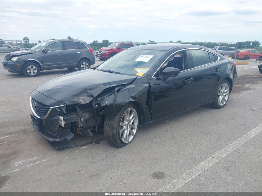 2017 Mazda 6 VIN JM1GL1V50H1108060 IAAI salvage auction — FRONT END, Clear (Indiana), sold $800 on 2026-07-31 (photo 2)