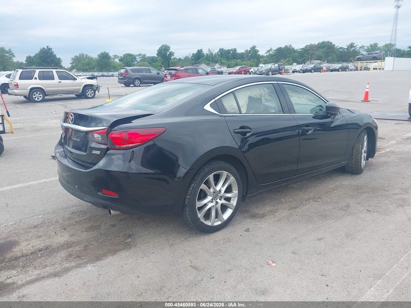 2017 Mazda 6 VIN JM1GL1V50H1108060 IAAI salvage auction — FRONT END, Clear (Indiana), sold $800 on 2026-07-31 (photo 4)