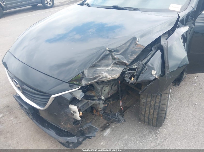 2017 Mazda 6 VIN JM1GL1V50H1108060 IAAI salvage auction — FRONT END, Clear (Indiana), sold $800 on 2026-07-31 (photo 6)