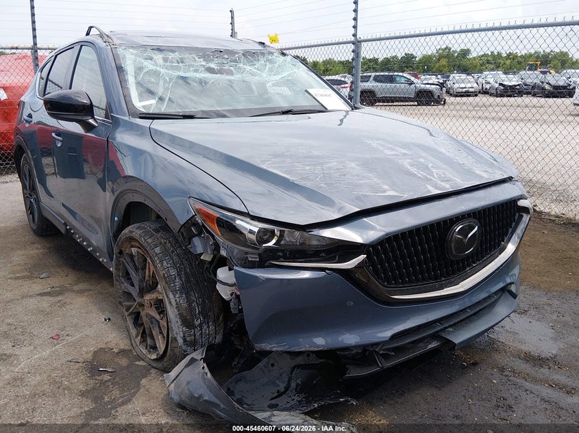 2021 Mazda Cx-5 VIN JM3KFACY7M0369448 IAAI salvage auction — ROLLOVER, Salvage Title, sold $3,900 on 2026-08-01 (photo 1)