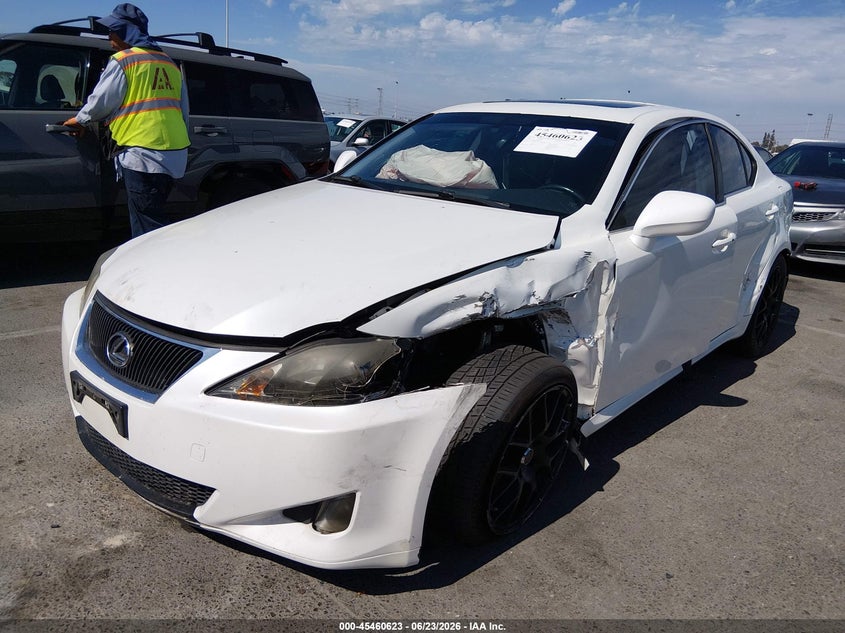 2007 Lexus Is 250 VIN JTHBK262972024270 IAAI salvage auction — LEFT SIDE, Salvage (California), sold $450 on 2026-07-09 (photo 2)