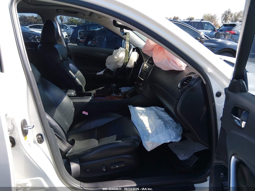 2007 Lexus Is 250 VIN JTHBK262972024270 IAAI salvage auction — LEFT SIDE, Salvage (California), sold $450 on 2026-07-09 (photo 5)