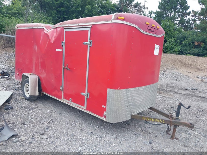 2005 Haul mark ind Unknown VIN 16HCB14155H139735 IAAI salvage auction — ROOF, Clear (Indiana), sold $25 on 2026-07-22 (photo 1)