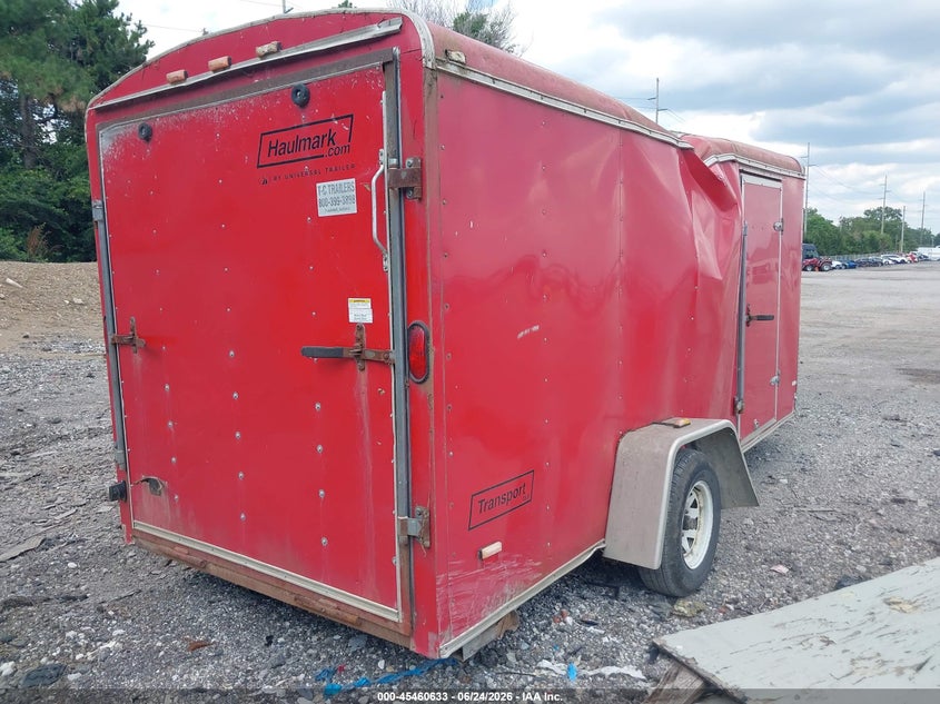 2005 Haul mark ind Unknown VIN 16HCB14155H139735 IAAI salvage auction — ROOF, Clear (Indiana), sold $25 on 2026-07-22 (photo 4)