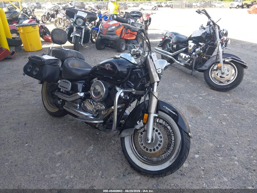 2003 Yamaha Xvs1100 VIN JYAVP11E23A038213 IAAI salvage auction — FRONT END, Clear (Massachusetts), sold $25 on 2026-07-07 (photo 1)