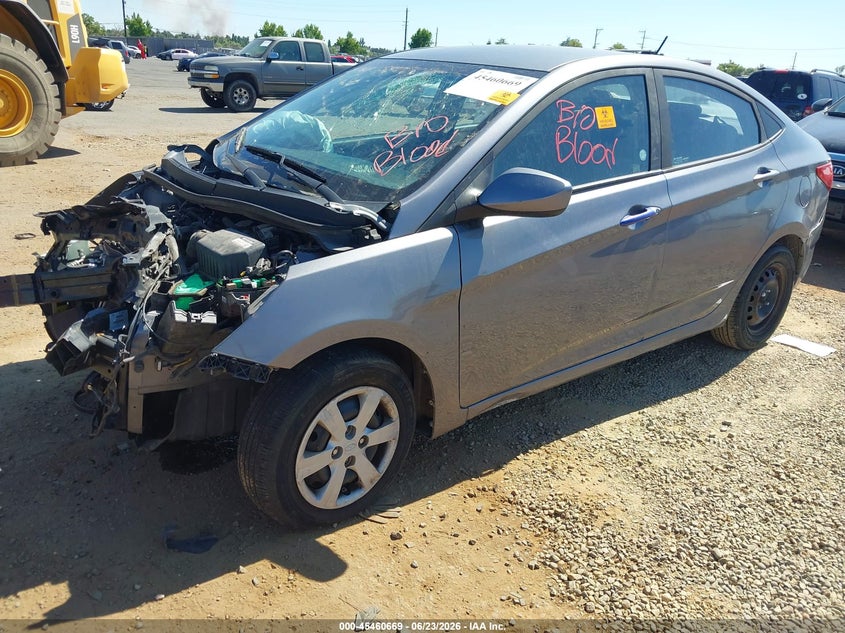 2017 Hyundai Accent VIN KMHCT4AE5HU313115 IAAI salvage auction — NORMAL WEAR, Salvage (California), sold $375 on 2026-07-29 (photo 2)