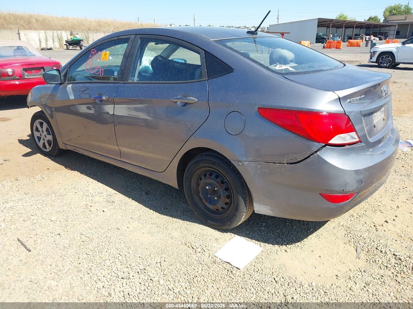 2017 Hyundai Accent VIN KMHCT4AE5HU313115 IAAI salvage auction — NORMAL WEAR, Salvage (California), sold $375 on 2026-07-29 (photo 3)