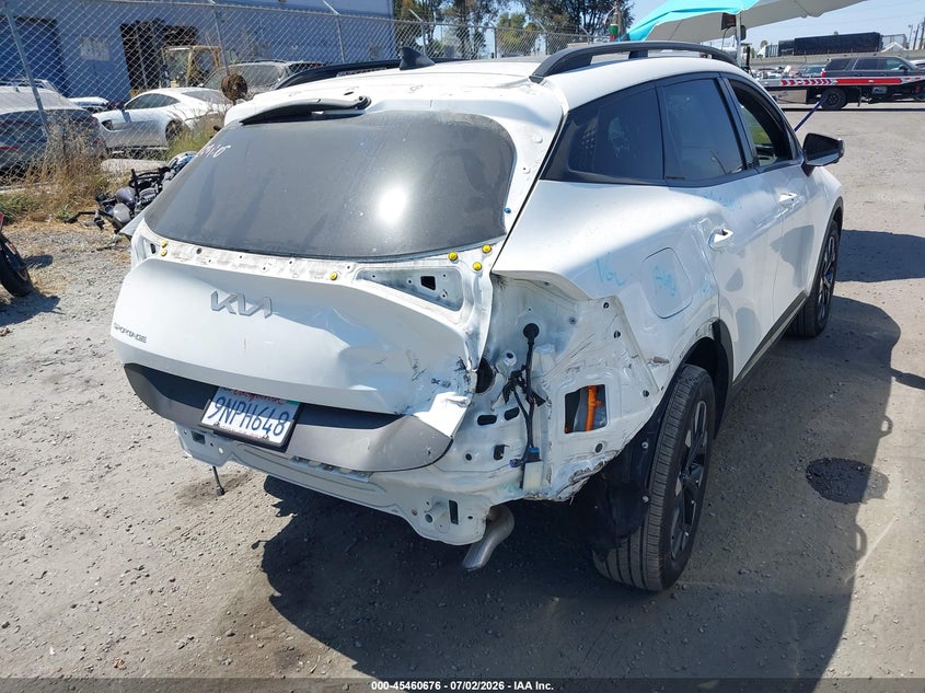 2024 Kia Sportage VIN KNDPZDDH2R7166116 IAAI salvage auction — REAR END, Salvage Title, sold $15,400 on 2026-07-15 (photo 4)