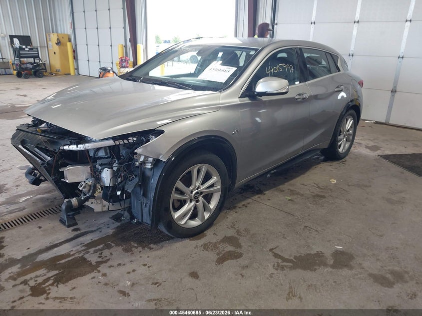 2017 Infiniti Qx30 VIN SJKCH5CP2HA033404 IAAI salvage auction — FRONT END, Salvage (North Dakota), sold $375 on 2026-07-02 (photo 2)