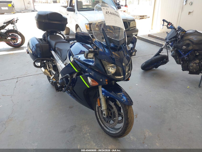 2012 Yamaha Fjr 1300 VIN JYARP15Y9CA001391 IAAI salvage auction — NORMAL WEAR, Clear - Dealer Only (California), sold $1,975 on 2026-07-15 (photo 1)