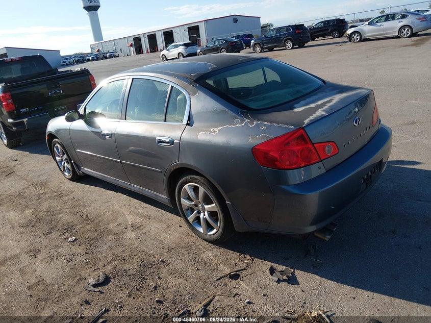2006 Infiniti G35 VIN JNKCV51F86M612798 IAAI salvage auction — NORMAL WEAR, Regular Certificate (Iowa), sold $675 on 2026-07-07 (photo 3)