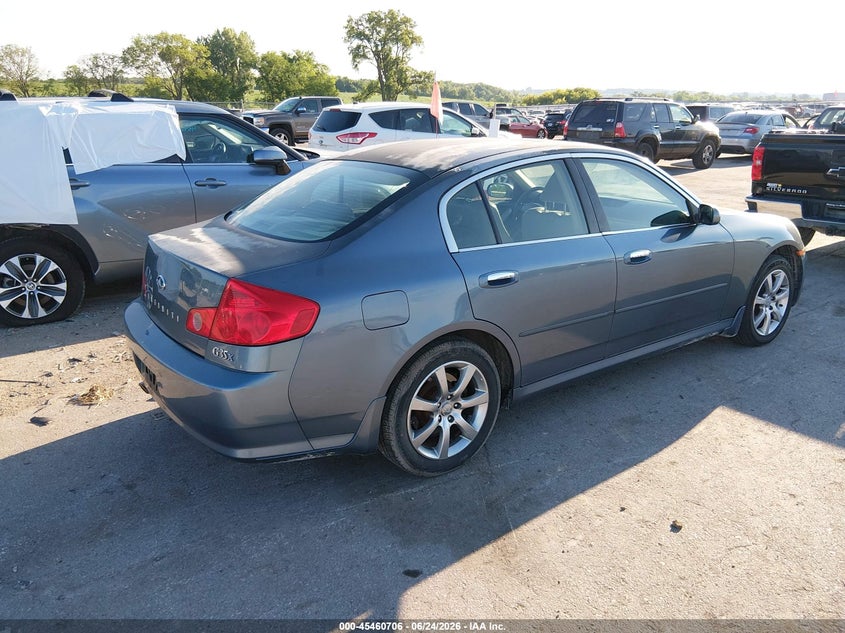 2006 Infiniti G35 VIN JNKCV51F86M612798 IAAI salvage auction — NORMAL WEAR, Regular Certificate (Iowa), sold $675 on 2026-07-07 (photo 4)