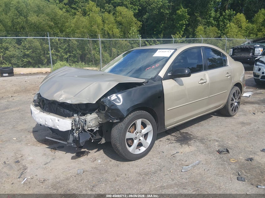 2004 Mazda 3 VIN JM1BK12F541201032 IAAI salvage auction — FRONT END, Salvage (Mississippi), sold $25 on 2026-07-29 (photo 2)