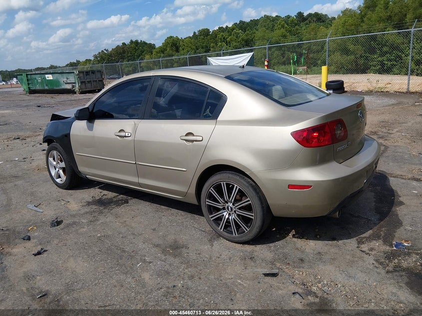 2004 Mazda 3 VIN JM1BK12F541201032 IAAI salvage auction — FRONT END, Salvage (Mississippi), sold $25 on 2026-07-29 (photo 3)