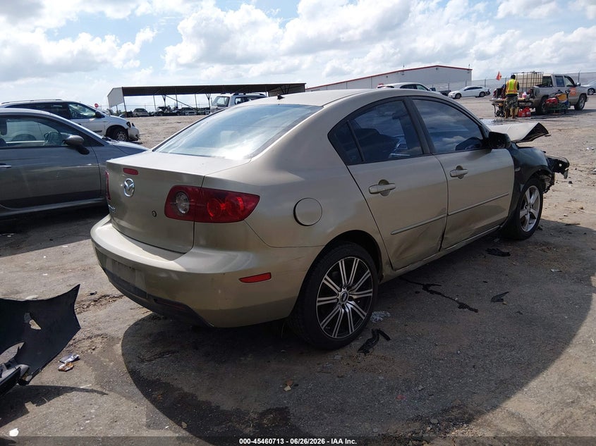 2004 Mazda 3 VIN JM1BK12F541201032 IAAI salvage auction — FRONT END, Salvage (Mississippi), sold $25 on 2026-07-29 (photo 4)