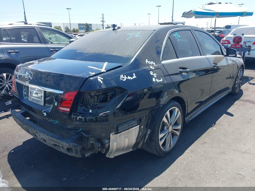 2014 Mercedes-benz E-klasse VIN WDDHF5KBXEA909402 IAAI salvage auction — REAR END, Salvage Title, sold $2,200 on 2026-07-12 (photo 4)