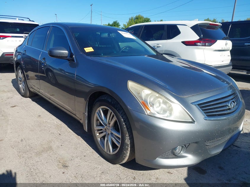 2011 Infiniti G VIN JN1CV6AP8BM504582 IAAI salvage auction — LEFT REAR, Salvage (Ohio), sold $1,800 on 2026-07-14 (photo 1)