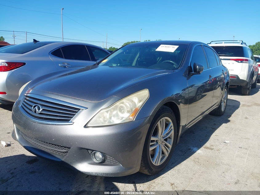 2011 Infiniti G VIN JN1CV6AP8BM504582 IAAI salvage auction — LEFT REAR, Salvage (Ohio), sold $1,800 on 2026-07-14 (photo 2)