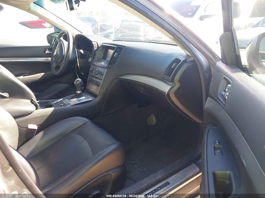 2011 Infiniti G VIN JN1CV6AP8BM504582 IAAI salvage auction — LEFT REAR, Salvage (Ohio), sold $1,800 on 2026-07-14 (photo 5)