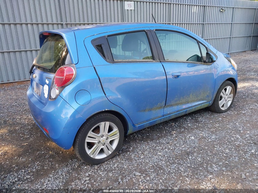 2014 Chevrolet Spark VIN KL8CB6S96EC587616 IAAI salvage auction — NORMAL WEAR, Clear (New Jersey), sold $1,325 on 2026-07-08 (photo 4)