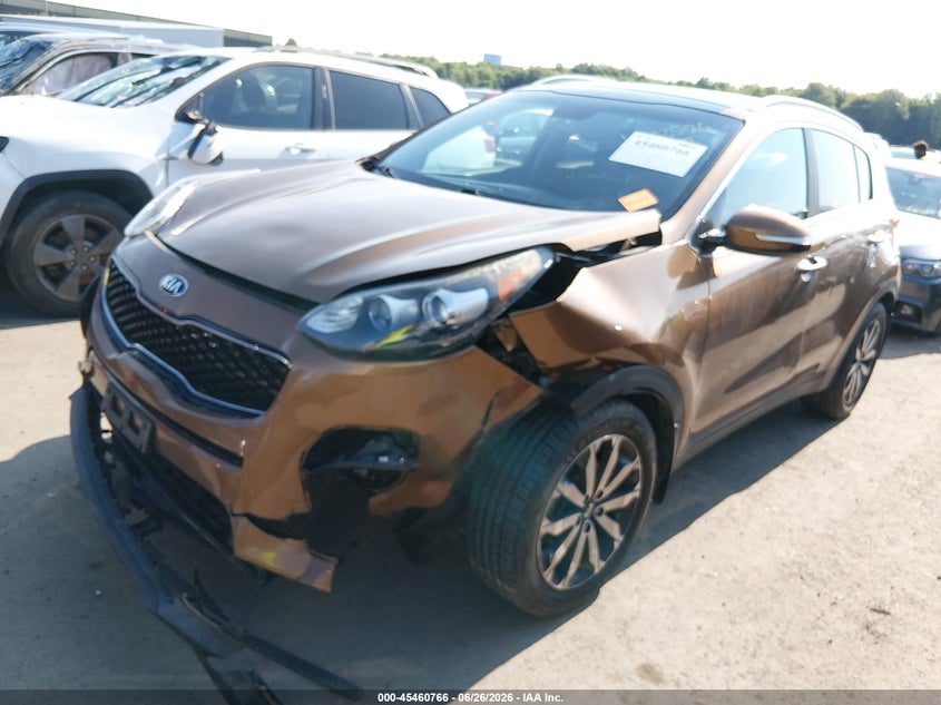2017 Kia Sportage VIN KNDPN3AC3H7073182 IAAI salvage auction — FRONT END, Salvage (Ohio), sold $1,700 on 2026-07-24 (photo 2)