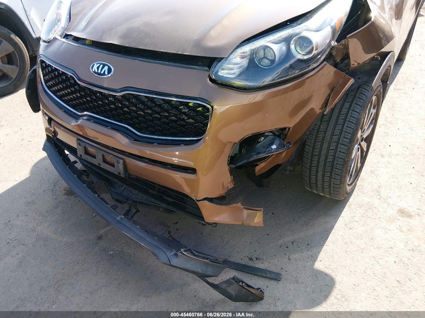 2017 Kia Sportage VIN KNDPN3AC3H7073182 IAAI salvage auction — FRONT END, Salvage (Ohio), sold $1,700 on 2026-07-24 (photo 6)