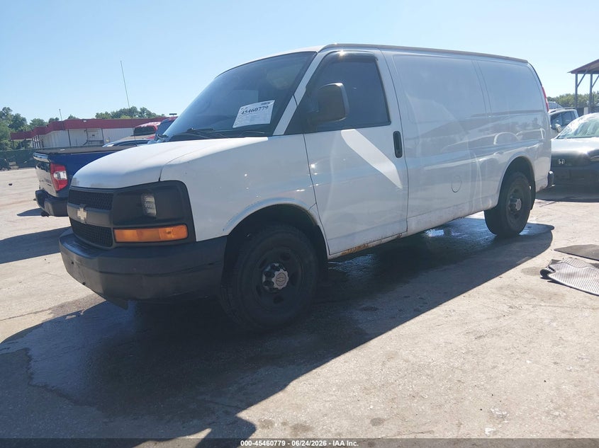 2007 Chevrolet Express 2500 VIN 1GCGG25V371103511 IAAI salvage auction — FRONT & REAR, Salvage - Greater Than 75% (Maryland), sold $375 on 2026-07-18 (photo 2)