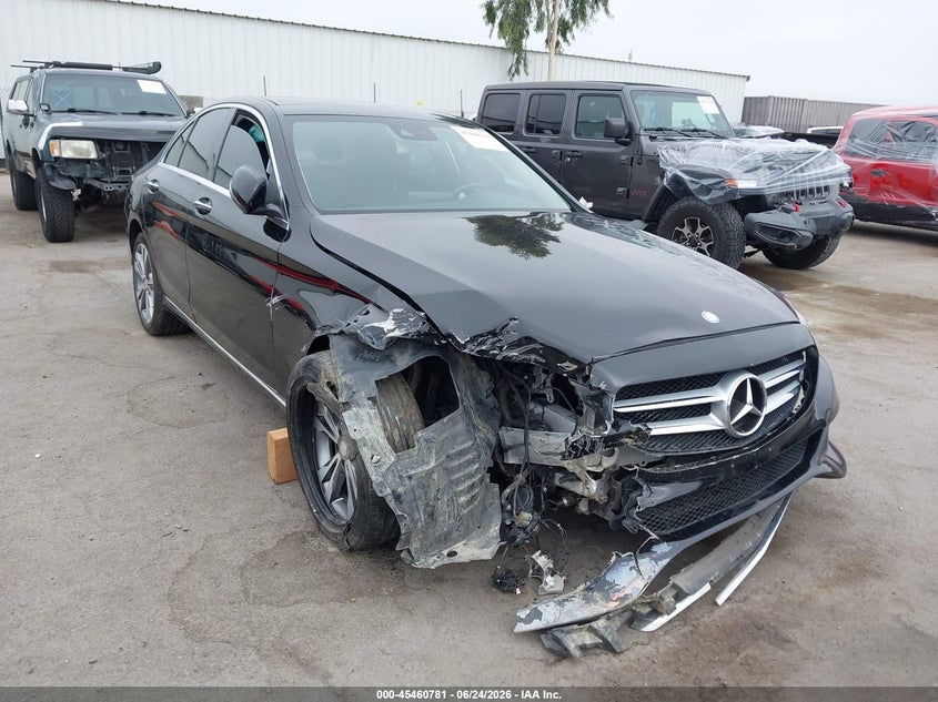 2016 Mercedes-benz C-klasse VIN WDDWF4JBXGR141167 IAAI salvage auction — RIGHT FRONT, Salvage (California), sold $2,150 on 2026-08-03 (photo 6)