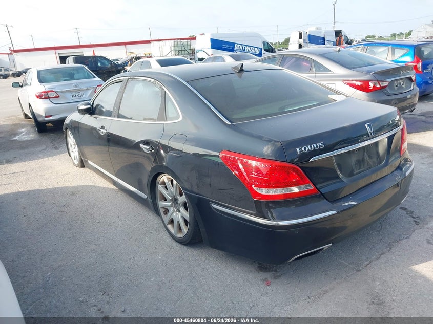 2013 Hyundai Equus VIN KMHGH4JH8DU066504 IAAI salvage auction — NORMAL WEAR, Clear (Georgia), sold $500 on 2026-07-29 (photo 3)