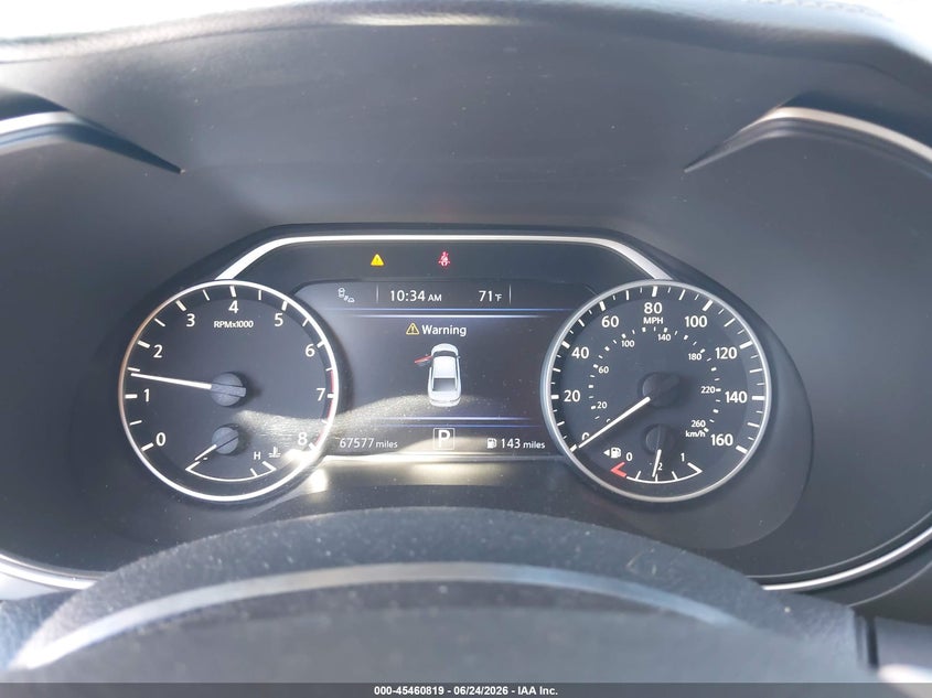 2019 Nissan Maxima VIN 1N4AA6AV0KC366868 IAAI salvage auction — HAIL, Salvage Title, sold $7,550 on 2026-08-11 (photo 7)