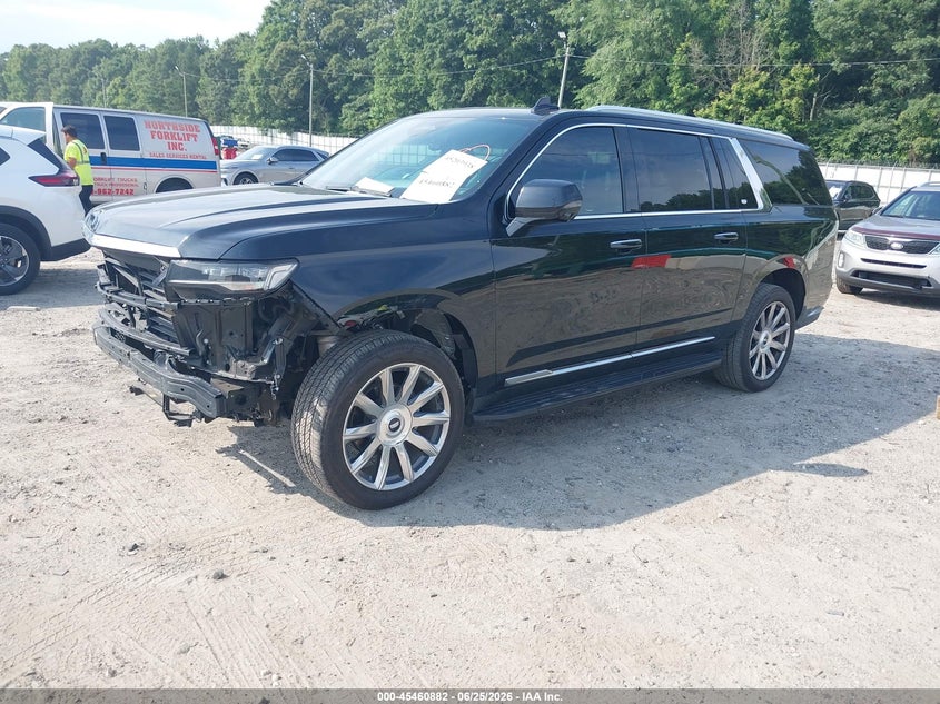 2021 Cadillac Escalade VIN 1GYS4MKL5MR411983 IAAI salvage auction — FRONT END, Salvage (Georgia), sold $32,500 on 2026-08-17 (photo 2)
